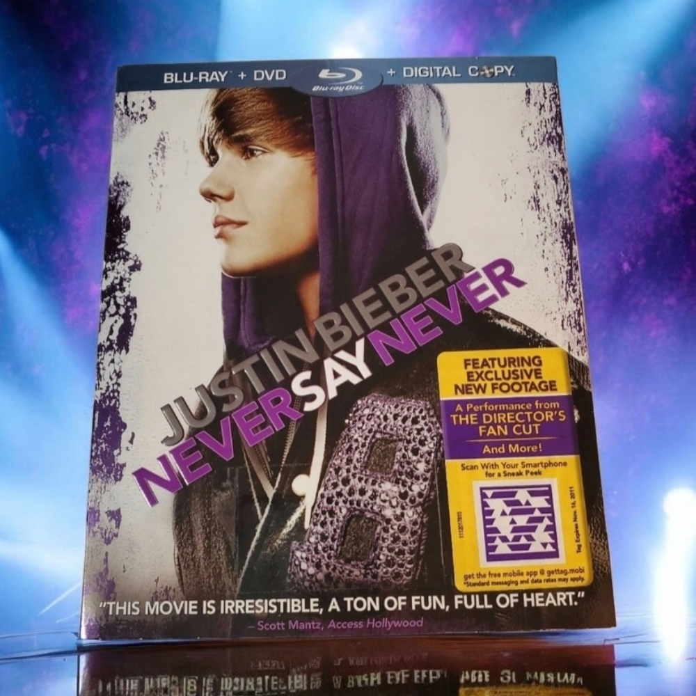 Justin Bieber Never Say Never Blu-ray & DVD